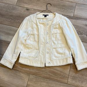 Gap Cotton Cropped Jacket w Snap Buttons SMALL